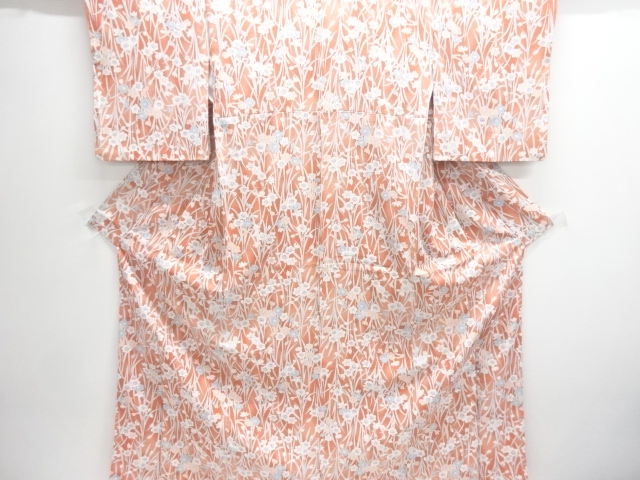 JAPANESE KIMONO / KOMON / FLORAL PLANTS